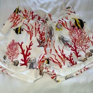 Sunday Best Coral Reef Print Women's Shorts